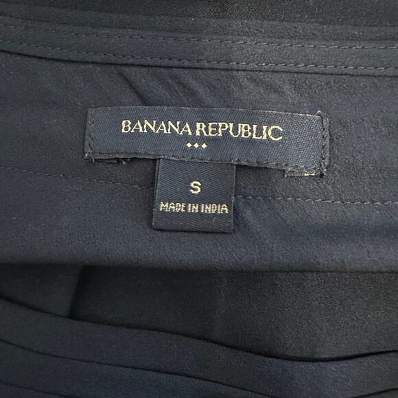 Banana Republic Blouse WMNS S Sleeveless One Shoulder Sheer Lightweight Tank-Top - Picture 5 of 8